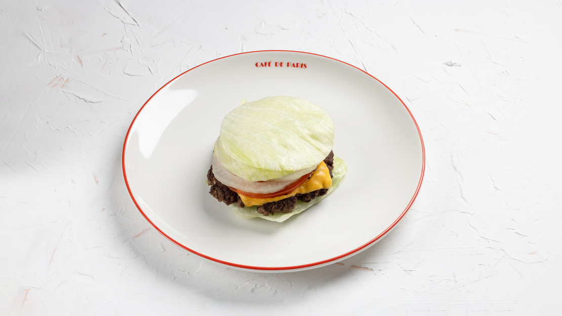 LETTUCE WRAPPED CHEESE BURGER